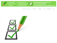 Tablet Screenshot of produktbeschreibungen247.com
